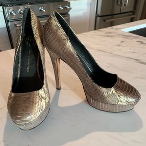 House of Harlow Snakeskin Pumps Size 37
